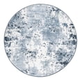thumbnail image 3 of Unique Loom Eos Collection Area Rug - Borealis (3' Round Vintage Blue/Ivory), 3 of 7