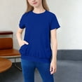 thumbnail image 2 of Girls Hooded Sweatshirt for Kids Double Pocket Pullover Top Medium Large Size, 2 of 7