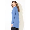 thumbnail image 5 of Catherines Women's Plus Size Cloud Knit French Terry Collared Tunic, 5 of 6