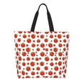 thumbnail image 1 of Disketp Hand Drawn Tomatoes Bolsa Tote Estampada para Mujer, Bolso de Hombro y de Mano para Compras y Viajes, 1 of 8