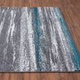 thumbnail image 3 of Luxe Weavers Victoria Collection 9085 Turquoise 8x10 Abstract Area Rug, 3 of 8