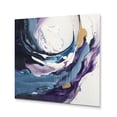 thumbnail image 2 of Designart "Electric Marble Ink Expression III" Abstract Marble Metal Art Print, 2 of 5