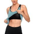 thumbnail image 5 of Women's Open Back Workout Tank Top with Built in Bra Athletic Yoga Running Shirt, 5 of 6