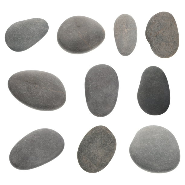 BRIGHTFUFU 10 Uds. Pintura creativa DIY de rocas para niños, pintura de rocas, pintura artesanal de rocas