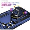 thumbnail image 4 of Case for S23 Case Galaxy S23 5G Phone Case Samsung S23 Case,[ Military Grade ] Protective S23 Case with Magnetic Car Mount Ring Holder Stand Cover for Samsung Galaxy S23/S23 5G - Blue, 4 of 12