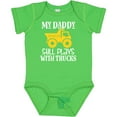 thumbnail image 3 of Inktastic Construction My Daddy Still Plays with Trucks Boys or Girls Baby Bodysuit, 3 of 5