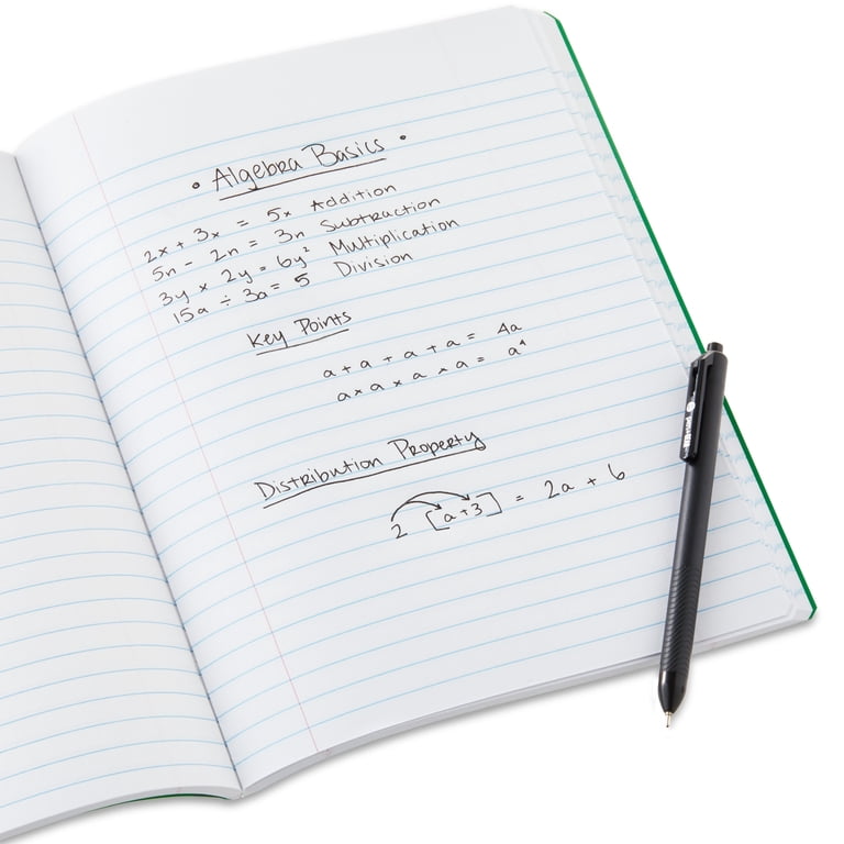 Pen+Gear Heavyweight Wide Ruled Composition Book, 2 Pack, Green photo 6