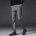 thumbnail image 3 of Pantalones De Traje Con Cuadros Para Hombre Casuales, 3 of 8