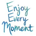 thumbnail image 2 of Wall Pops WPQ2134 Enjoy Every Moment Wall Quote, Blue, 2 of 6
