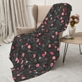thumbnail image 3 of Disketp Valentine'S Day Cozy Flannel Fleece Throw Blanket: Has a velvety texture for All Seasons - Perfect for Women, Men, & Kids"40"x30", 3 of 6