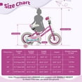 thumbnail image 3 of Costway 12" Kids Bicycle with Dual Brake System Adjustable Handlebar & Seat Low-Step Frame, 3 of 10