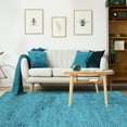 thumbnail image 2 of Superior Shag Boho Plush Indoor Area Rug, Cyan, 8' x 10', 2 of 5