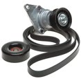 thumbnail image 1 of Gates Serpentine Belt Drive Component Kit 90K-38158 Complete Micro-V; OE Replacement; With Part Numbers K060923/38158/38001, 1 of 4