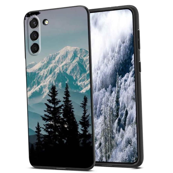 Mountains-252 Phone Case, Degined for Samsung Galaxy S21+ Plus Case Men Women, Flexible Silicone Shockproof Case for Samsung Galaxy S21+ Plus