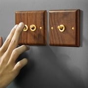 Retro American Style Light Switch Socket, Antique Home Stay Switch(2)