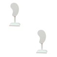 thumbnail image 1 of kurtrusly Earring Display Stand Muti-purpose Ear-Shape Organizer Bedroom Decor Holder beige PU 2Set, 1 of 6