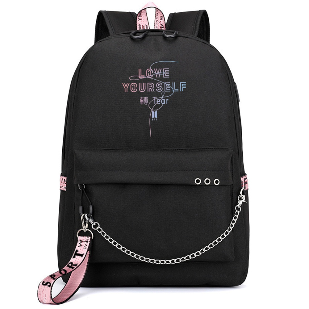 PALAY® BTS Bag For Girls School Backpack Kpop BTS Bangtan Boys Casual Backpack  Bag for Students 16inch Laptop Backpack Large Capactity Backpack for Boys  Travel School : : Fashion