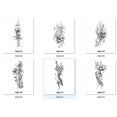 thumbnail image 2 of Tatuaje Temporal 6 uds brazo manga tatuaje impermeable falso tatuaje realista cuerpo arte completo falso tatuaje Wdftyju Libre de BPA, 2 of 4