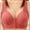 Watermelon Red, variant on Fatuov Womens Wireless Everyday Bra Front Closure Full Coverage Breathable Fabric Daily Wear Bra Push Up Underwear 40A