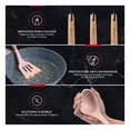 thumbnail image 3 of Juego de Utensilios de Cocina Silicona y Madera Accesorios para Cocinar, 12 pzas (Rosa), 3 of 7