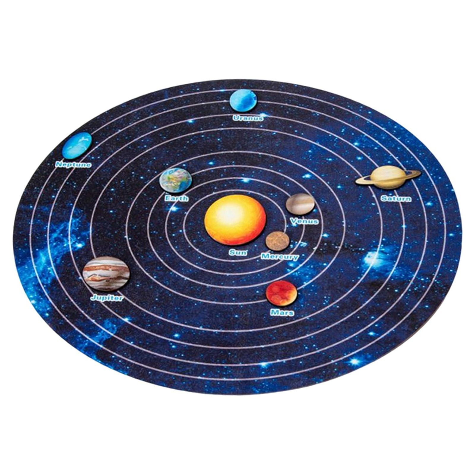 STARTIST Wooden Puzzles Solar System Eight Planets Cognitive Toys