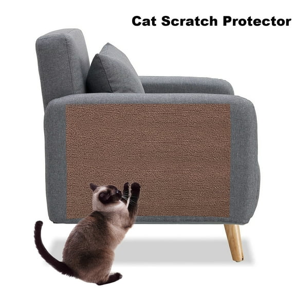 Zksm Cat Scratch Pad - Furniture Protector Adhesive, DIY Climbing Scratcher, Sofa Couch Protector for Indoor Cats