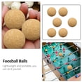 thumbnail image 3 of FONDOTIN 6Pcs Replacement Cork Foosballs Khaki for Professional Game Table and Accessories, 3 of 8