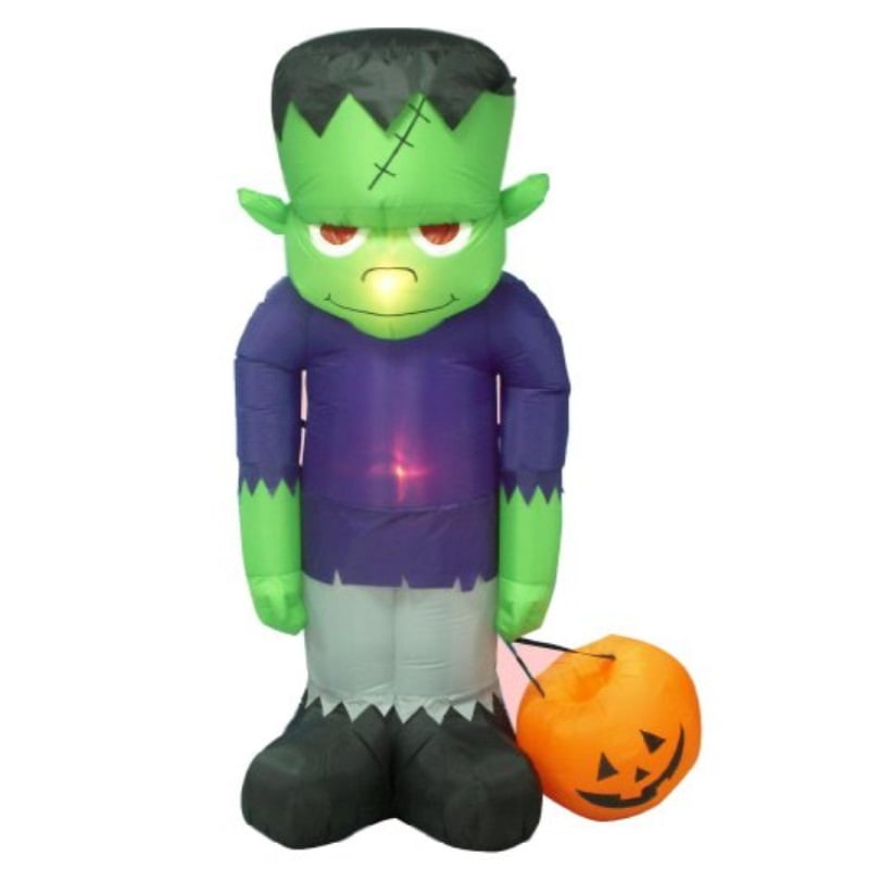 BZB Goods 8 Foot Tall Huge Illuminated Halloween Inflatable Frankenstein's Monster Decoration