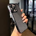 thumbnail image 4 of Compatible with iPhone 14 Pro Max Case for Women Girls, Glitter Luxury Cute Flexible Plating, Shockproof Full Camera Lens Protective Phone Cases for 14 Pro Max Cute 6.7''- Black, 4 of 10