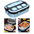 thumbnail image 4 of Fiambrera de acero inoxidable Bento a prueba de de almuerzo Azul Sunnimix contenedor de almuerzo, 4 of 8
