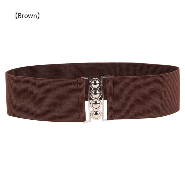Jumpingount Abajo abrigo cintura resistente al desgaste abajo chaqueta cinturón elástico decorativo abrochado cintura, café Accesorios de disfraces vier Jumpingount AP000527-04