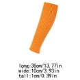 thumbnail image 4 of Jambières Allongées Compression Tricot Varices Traitement Rétro Facile à Porter Bas de Contention Gradués pour Femmes Orange, 4 of 6