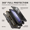 thumbnail image 4 of Funda de teléfono TONGATE para Samsung Galaxy Z Fold 5 negra con accesorios, 4 of 8