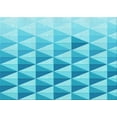 thumbnail image 1 of Ahgly Company Machine Washable Indoor Rectangle Transitional Deep Sky Blue Area Rugs, 5' x 8', 1 of 7
