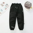 thumbnail image 2 of XEGLSBU Insulated Snowpants with Reinforced Knees - Windproof Winter Pants for Boys and Girls Black Size 5-6 Years, 2 of 9