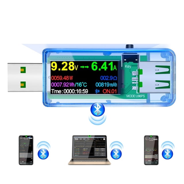 15 in 1 USB 3.1 Tester DC Power Meter Digital Voltmeter Voltimetro Volt Meter Power Bank Wattmeter Voltage Doctor Detector ,Wide Application