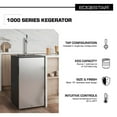 thumbnail image 2 of Edgestar Kc1000hbkg 18" Wide Kegerator - Stainless Steel, 2 of 2