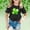 Black, variant on Stylish Graphic Print Short Sleeve Tee Shirt For Girls And Kids Youth Casual Comfortable Top Short Sleeve Shirt for Girls Tees Kids Tshirts Clothes Summer Tops T-Shirt