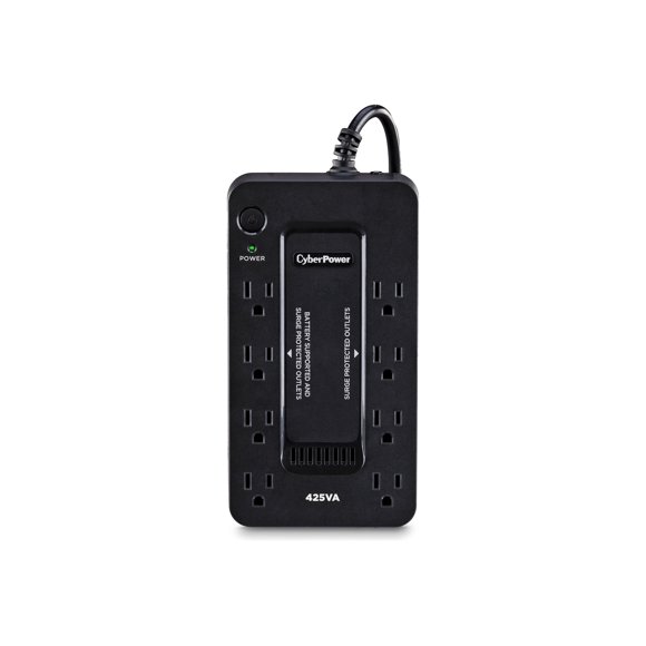 CyberPower Standby Series ST425 - UPS - AC 96-140 V - 260 Watt - 425 VA - 2.9 Ah - output connectors: 8 - black