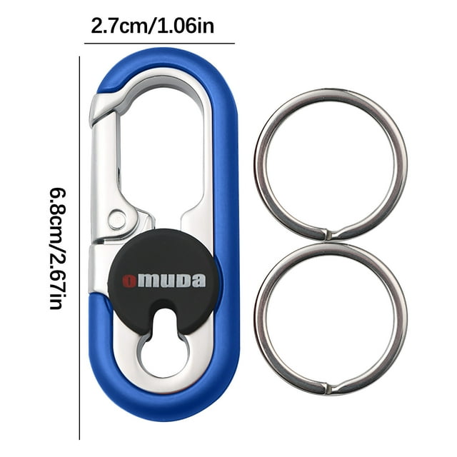 TIMIFIS Key Ring Creative Car Key Chain Waist Hanging Stainless Steel Key Ring Hooks/Hangers/Holders
