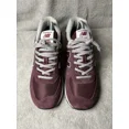 thumbnail image 3 of New Balance 574 Burgundy And Grey Men’s Sneakers Size 8, 3 of 5