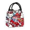 thumbnail image 3 of Hello Kitty Insulated Lunch Box Reusable Thermal Cooler Lunch Bag Work Food Picnic Container Tote Bags, 3 of 10