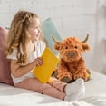 thumbnail image 2 of Peluche SOLPOBEI Music Highland Cow con sonido, 25 cm, 2 of 7