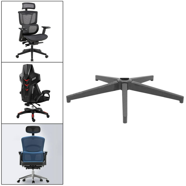 Removable Swivel Chair Base ,Reinforced Metal Leg ,Replaceable Office Furniture Accessories ,Universal Desk Chair Base for Office Gaming Chair Style C