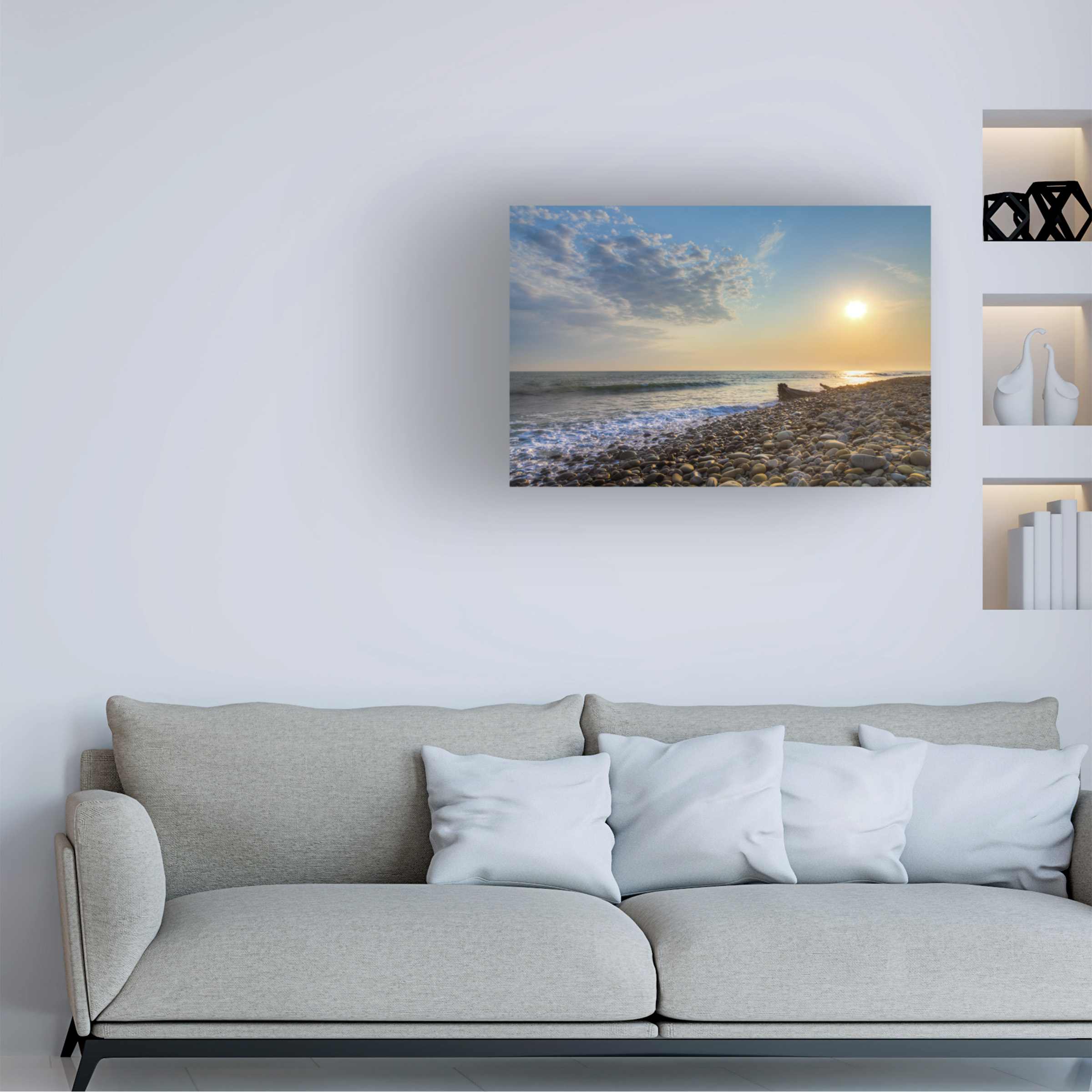 Chris Moyer 'Rockin Sunset' Canvas Art