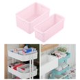 thumbnail image 4 of Cestas de Almacenamiento Zulema 2pcs 1/12 Rosa Mini Canasta de Casa de Muñecas, 4 of 8