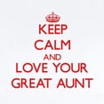 thumbnail image 2 of CafePress - Keep Calm And Love Your Great Aunt Body Suit - Baby Light Bodysuit, Size Newborn - 24 Months, 2 of 4