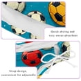 thumbnail image 3 of Football Detachable Sponge Adjustable Strap Bikini Set 2-Pack Swimwear Swimsuit Beach Pool Party, 3 of 6