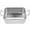Silver, variant on ABCISI Nonstick Stainless Steel Square Baking Pan, 15cm Double Handle Snack Pan, DIY Cake Tray Mousse Cake Case for Kitchen, Gatherings, Parties, Gold