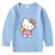 thumbnail image 5 of Hello kitty-Camiseta versátil de algodón con cuello redondo para niños y niñas, top de manga larga, ropa para niños de primavera y otoño, 5 of 5